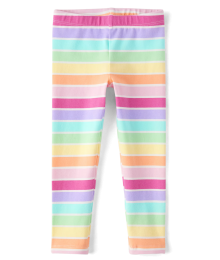 Childrens Place Rainbow Striped Leggings 